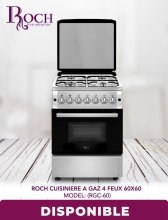 Cuisinière 4 feux Roch 60*60 full option 