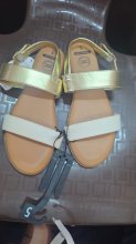 Chaussures wonder nation blanc-dore