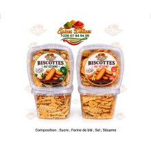 Biscottes aux sésames sucrées 80g