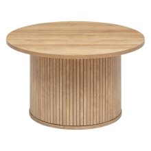 Table basse effet chêne