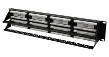 Panneau de brassage réseau Cat 6A – 48 ports